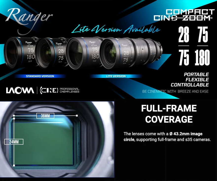 Laowa Ranger 28-75mm T2.9 Cine Zoom