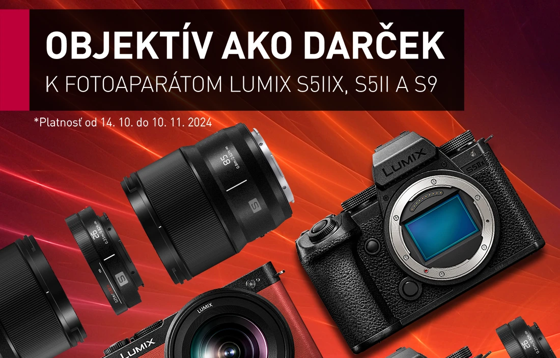 Panasonic S5II / S5IIX / S9 Akcia objektv ZADARMO