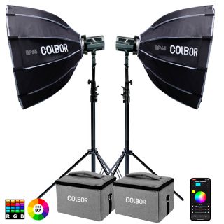 2x COLBOR CL60 RGB LED kit