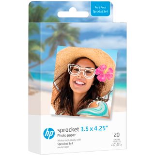 HP Sprocket Zink paper 20-pack 3,5x4,25