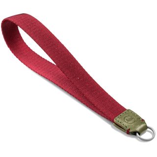 Leica Wrist Strap, fabric, leather, olive  burgundy