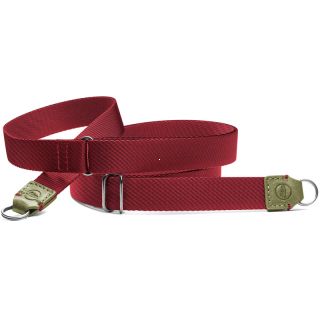 Leica Carrying Strap, fabric, leather, olive  burgundy