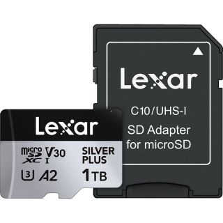 Lexar Professional SILVER PLUS MicroSDXC R205/W150 (V30) 1TB