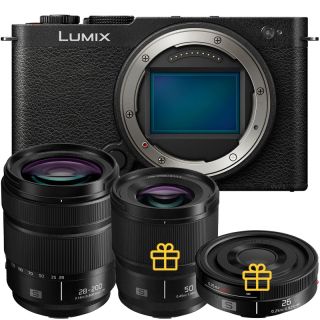 Panasonic Lumix S9 ierny + Lumix S 28-200mm F4-7.1 Macro OIS.