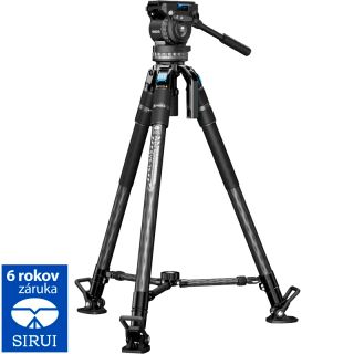 SIRUI Pro Video Tripod Kit Rapid SVS75+VHS10 (Zruka 6 rokov)